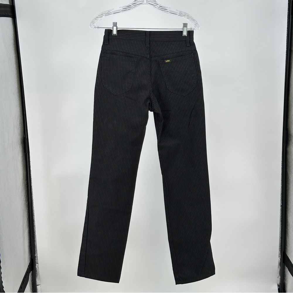 Women’s Vintage‎ Lee 29x32 Black Pinstripe Jeans NWOT - Picture 5 of 8